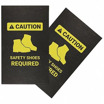 PIG Floor Mat Safety Shoes Required 3 ft PK2, 55VE02