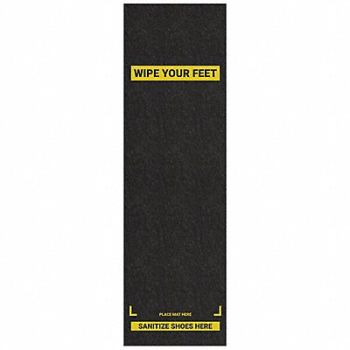 PIG Footwear Sanitizing Mat 10 ft L 3 ft W, 60JC13