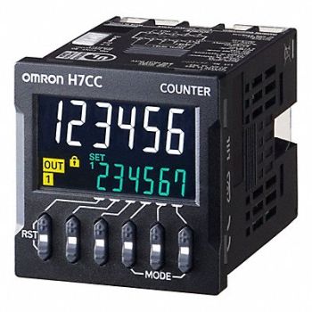OMRON Digital Counter/Tachometer Screw CN LCD, 803VL0