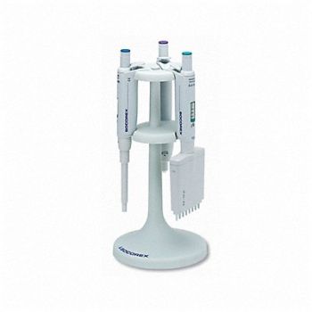 WHEATON Pipette Stand Hold 3 Pipettes Light Gray, 23ND18