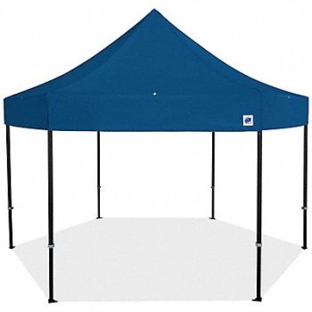 E-Z UP Shelter Blue 15 ft W 15 ft L, 800J30