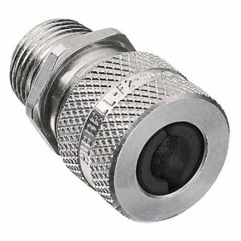 HUBBELL WIRING DEVICE-KELLEMS Connector Aluminum, 5D717