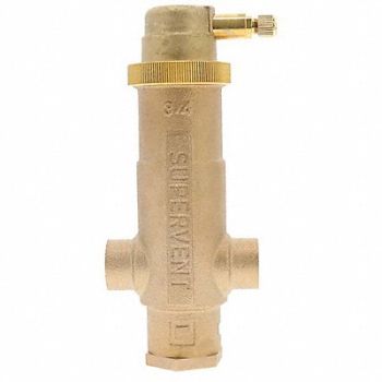 RESIDEO Hydronic Air Vent 3/4 in Sweat, 2RB54
