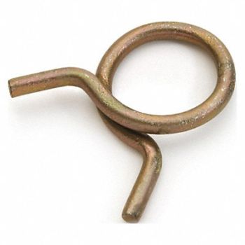 GRAINGER APPROVED Wire Hose Clamp 49/64 Max ID Yellow PK50, 806EW5