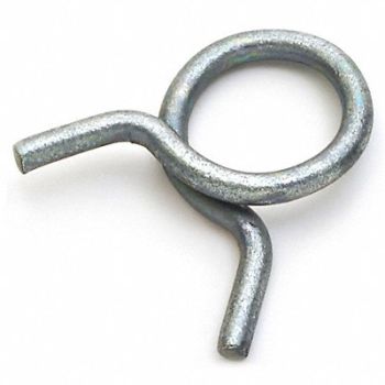 GRAINGER APPROVED Wire Hose Clamp 53/64 Max ID Green PK50, 806EW6