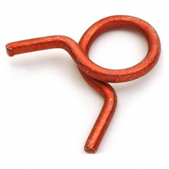 GRAINGER APPROVED Wire Hose Clamp 29/32 Max ID Red PK50, 806EW7