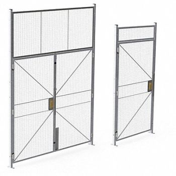 WIRECRAFTERS Double Hinged Gate 6 ft x 7 ft 3-1/4 In, 35W565