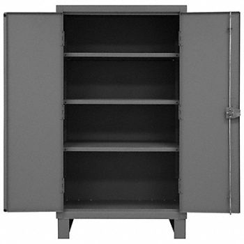 DURHAM MFG Storage Cabinet 66 x36 x24 Gray 3Shlv, 34A953