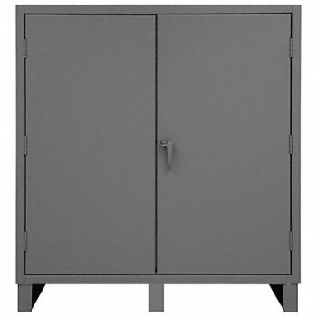 DURHAM MFG Storage Cabinet 66 x60 x24 Gray 3Shlv, 34A954