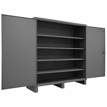 DURHAM MFG Storage Cabinet 78 x60 x24 Gray 4Shlv, 16D694
