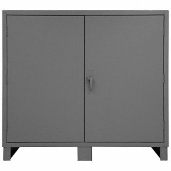 DURHAM MFG Storage Cabinet 66 x72 x24 Gray 3Shlv, 34A955
