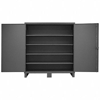 DURHAM MFG Storage Cabinet 78 x72 x24 Gray 4Shlv, 16D695