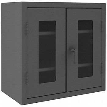 DURHAM MFG Storage Cabinet 42 x36 x20 Gray 2Shlv, 34A965