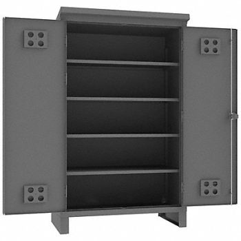 DURHAM MFG Strg Cab 78 x48 3/8 x24 Gray 4Shlv, 34A961