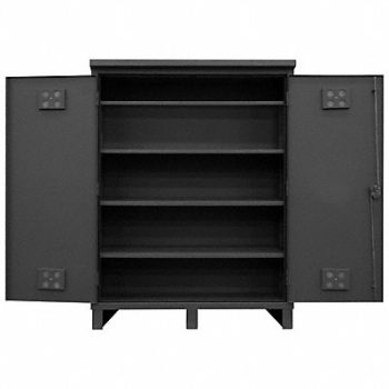 DURHAM MFG Shelving Cabinet 78 H 60 W Gray, 34A962