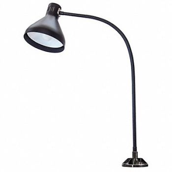 O.C. WHITE Task Light Gooseneck 8.5 W Black, 801CL6