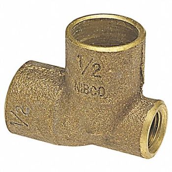 NIBCO Baseboard Tee Cast Bronze 1 CxFNPTxC, 36N493