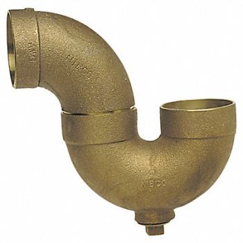 NIBCO P-Trap with Clean Out Cast BRZ 1-1/2, 36N557