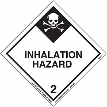LABELMASTER DOT Container Placard Label 4 W PK500, 807CH7