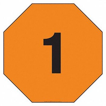 LABELMASTER DOT Container Placard Plastic-Lite, 807CK9