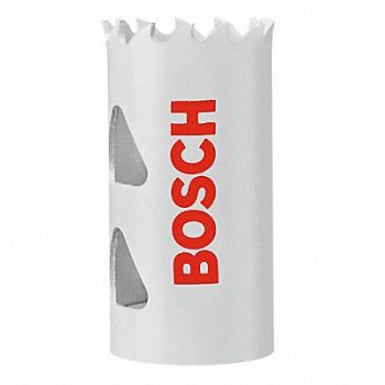 BOSCH Hole Saws 1 Dia Bi-Metal Shank 1/4, 802GJ9