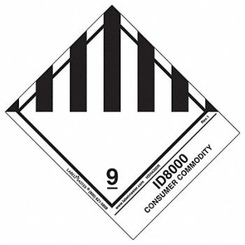 LABELMASTER Miscellaneous Dangers Goods Labl PK500, 35ZL27