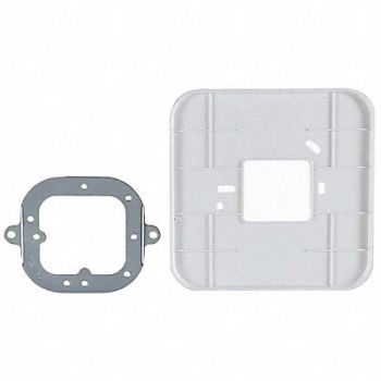 HONEYWELL HOME Cover Plate White 4 3/4x4 3/4in, 5AE55