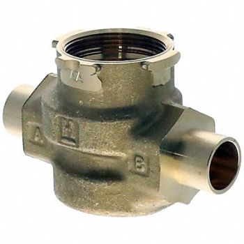 HONEYWELL HOME Two-Way 1/2 In Sweat VC Valve Assembly, 4ATD8