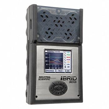 INDUSTRIAL SCIENTIFIC Multi-Gas Detector 10 hr Battery Life, 55PV33
