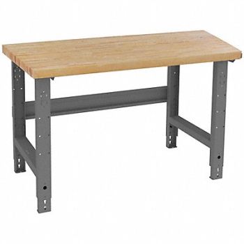 TENNSCO Workbench Butcher Block 48 W 30 D, 4TKP6