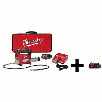 MILWAUKEE Grease Gun with Additional Battery 18V, 7DH53