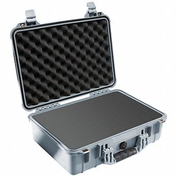 PELICAN G3127 ProtCase 4.31 in Double Throw Silver, 9DLM6