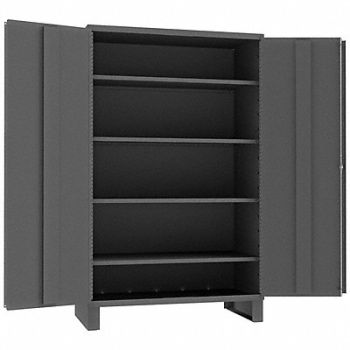 DURHAM MFG Storage Cabinet 78 x48 x24 Gray 4Shlv, 3NYN5
