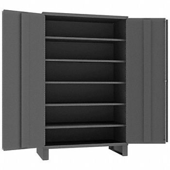 DURHAM MFG Storage Cabinet 78 x48 x24 Gray 5Shlv, 3NYN6