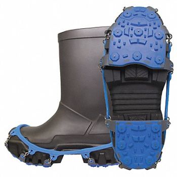 WINTER WALKING Ice Cleats Unisex Blue/Gray PR, 55JK64