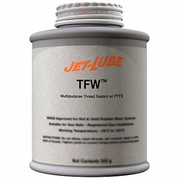 JET-LUBE Pipe Thread Sealant 16 fl oz White, 6KWD7