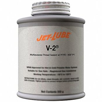 JET-LUBE Pipe Thread Sealant 16 fl oz Ivory/Beige, 6KWD5