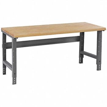 TENNSCO Workbench Butcher Block 72 W 36 D, 1PA88