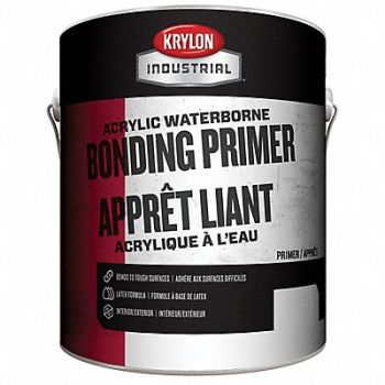 KRYLON INDUSTRIAL Primer Acrylic Based 1 gal Size White, 52JN56