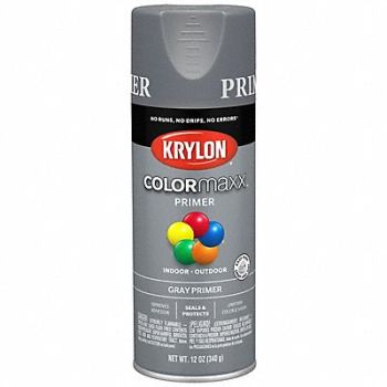 COLORMAXX Spray Paint Primer Gray 12 oz, 800T32
