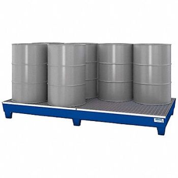 DENIOS Spill Pallet 124 gal Steel, 793VT4