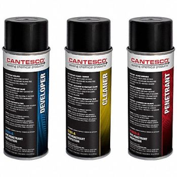 GRAINGER APPROVED Dye Penetrant Aerosol Can Red, 800ZV2