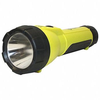 RAILHEAD GEAR Handheld Flshlght PolyCarb Yellow 200lm, 39F076