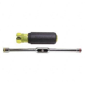 KLEIN TOOLS Hlw Rnd MltBt Nut Driver 1/4 to5/16, 53YE61
