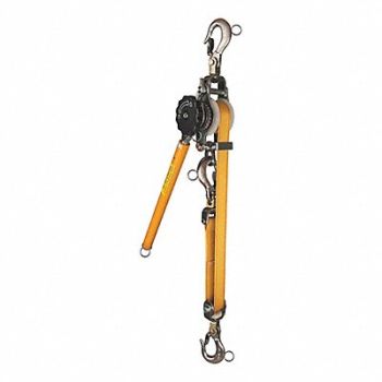 KLEIN TOOLS Web Strap Ratchet Hoist w/Hot Rings, 807KE1