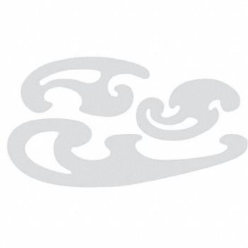 WESTCOTT Stencil/Drawing Template Assorted, 26CT65