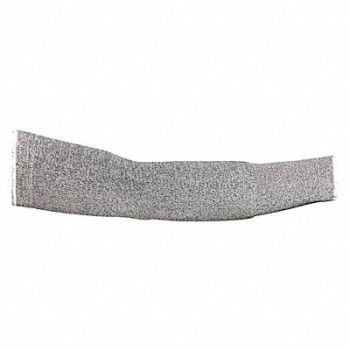 SUPERIOR GLOVE Cut-Resistant Sleeve XL Gray/White PR, 55NE35