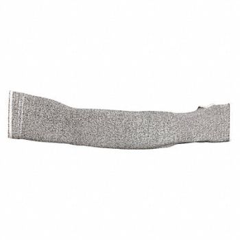 SUPERIOR GLOVE Cut-Resistant Sleeve XL Gray/White PR, 55NE40