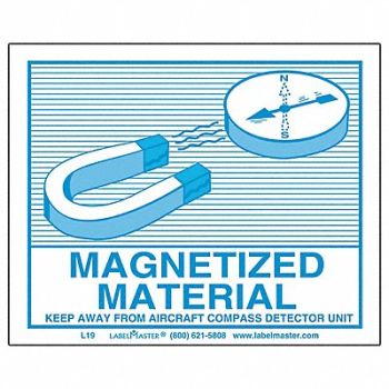 LABELMASTER Magnetizd Materials Air Labl 90mm PK500, 35ZL24