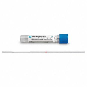 PURITAN OPTI-SWAB Transport Medium with Flock Swab PK300, 348HD4
